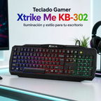 Teclado gamer Xtrike Me KB-302 - portada
