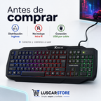 Información de distribución inglesa del teclado